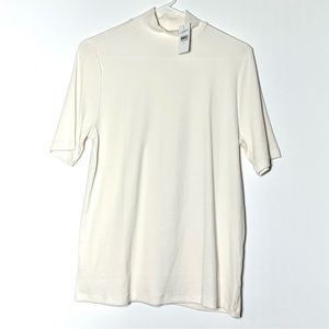 *💙 5 for $20* XL Loft off white mock turtleneck